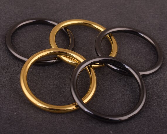 Gunmetal d ring-metal d rings sac à main anneau-D-anneaux résultats de sac,  anneaux
