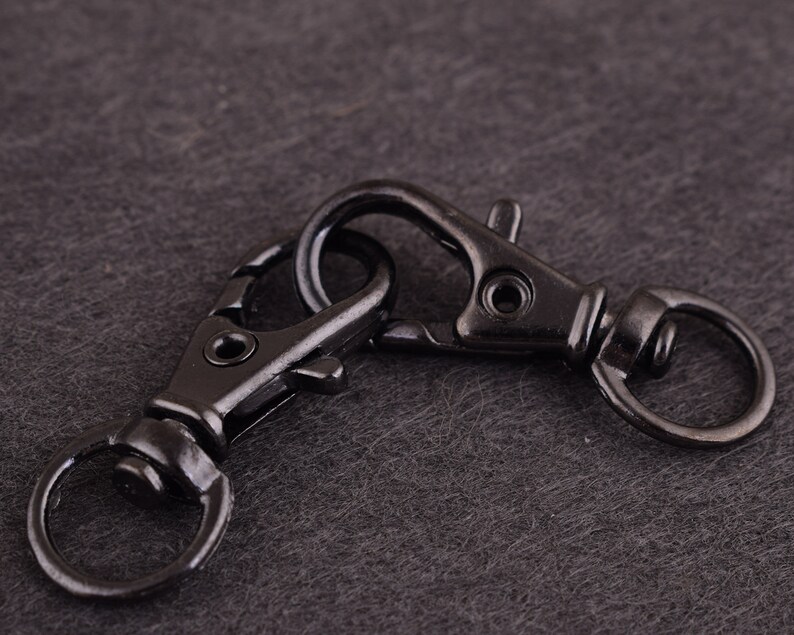 swivel hook,zinc alloy swivel clasps,Dog Clasp,Swivel clasp for dog collarleash 10 Pcs 38 inch gunmetal lobster clasp-Lobster Swivel 9mm
