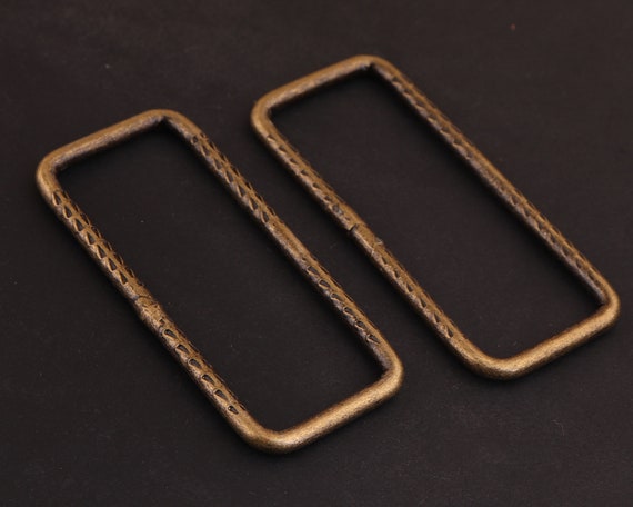 Anneau ovale rectangulaire métal attache poignée sac maroquinerie