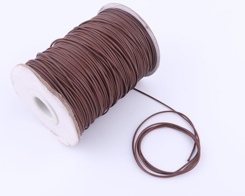 1mm Brown Round Leather Cord,Genuine Round Leather,cowhide Leather,Supple Leather,Genuine Leather Cording,leather for craft diy bracelets