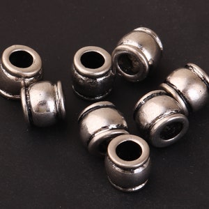 4mm Round Beads,Stainless Steel Beads-Large Hole Beads,304 Stainless Steel-tibetan Spacer Beads,Gear Spacer Bead,diy Necklace Bead,Bulk Bead