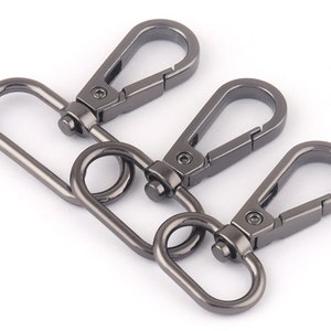Garra de cierre giratorio de bronce de 20-32 mm, gancho giratorio para perro, cierres de langosta, collar de perro, monedero, bolso, correa, clip para llaveros, correas de cuero, bricolaje