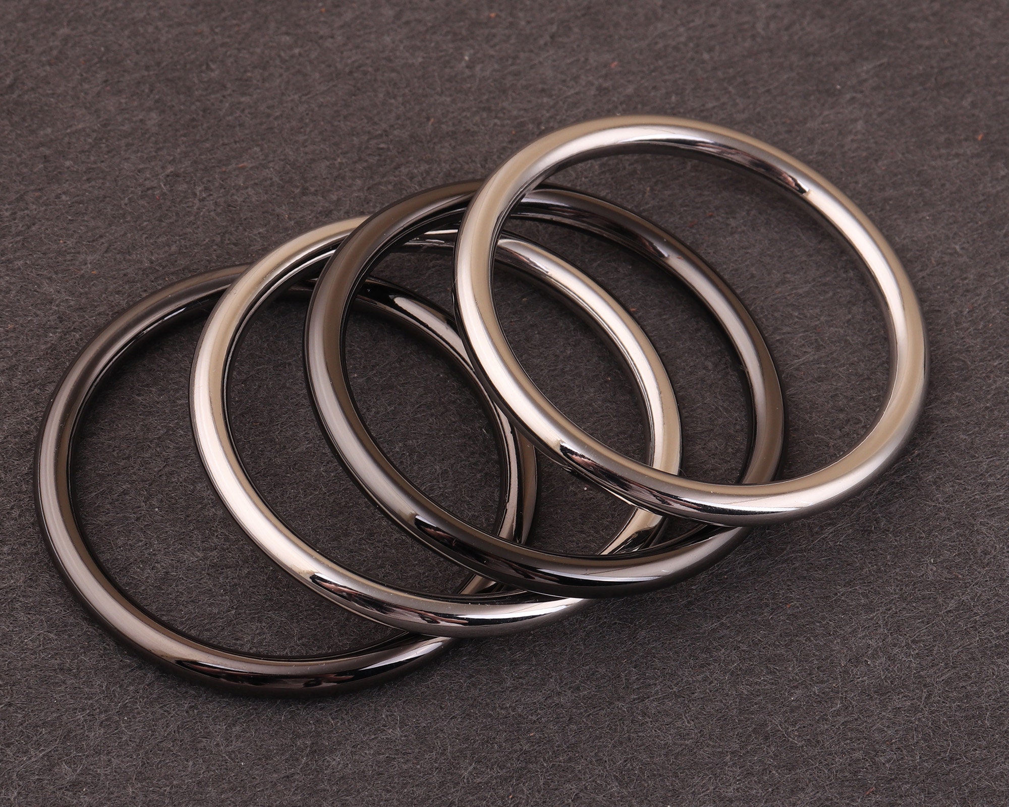 40mm Metal O rings Purse ring Round rings silver O ring Etsy