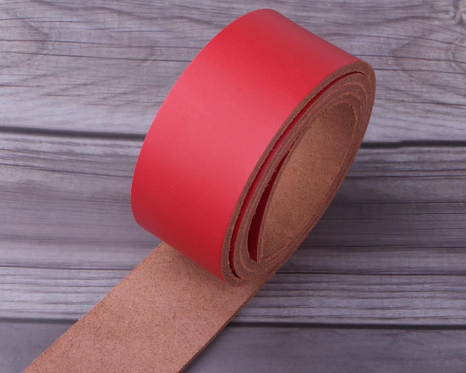 Natural Leather Strip 1 Inch Widelong Leather Strapbelt Etsy