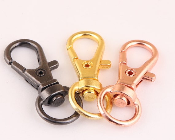 Keychain Hook Clip, 20Pcs Swivel Snap Hook Lobster Claw Clasp