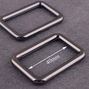 40 mm (inner)strap Buckle Alloy Release Adjuster Buckle Tri Bar Buckles Adjuster Slide Belt Buckle Strap Buckle purse Buckles for leather