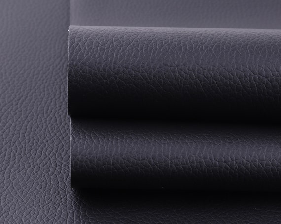 6 Pieces 8x12 Inch (21x30cm) Faux Leather Sheets Black Series
