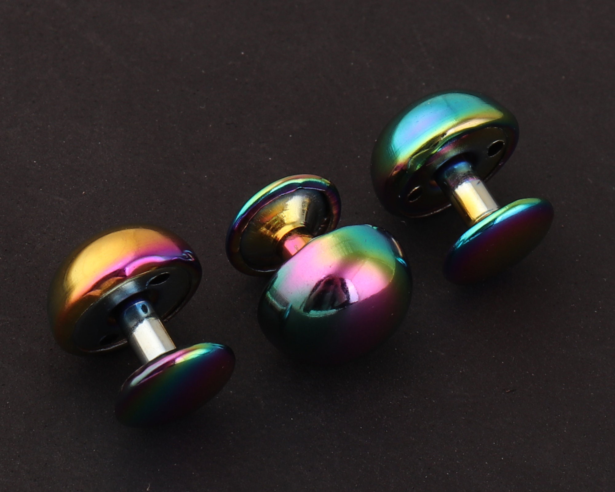 Rainbow Double Capped Rivets 1214 Mm Mushroom Rivets/screw - Etsy