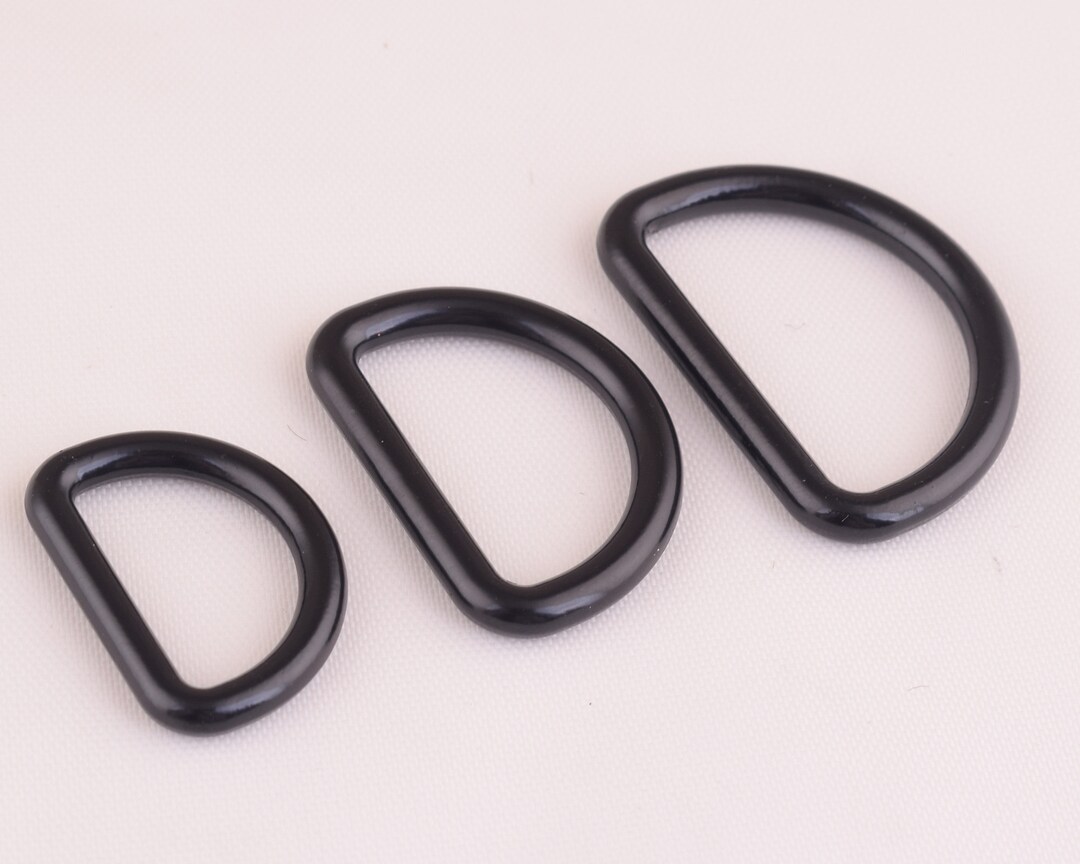 Anillos En D Negros De 20 Mm 25 Mm 30 Mm Hebillas En D De Metal 