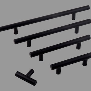 2-10" Black Cabinet Pull Furniture Handle Kitchen Knobs Cabinet Pull Handle Drawer Contemporary Cupboard and Dresser Drawer knob Hardware