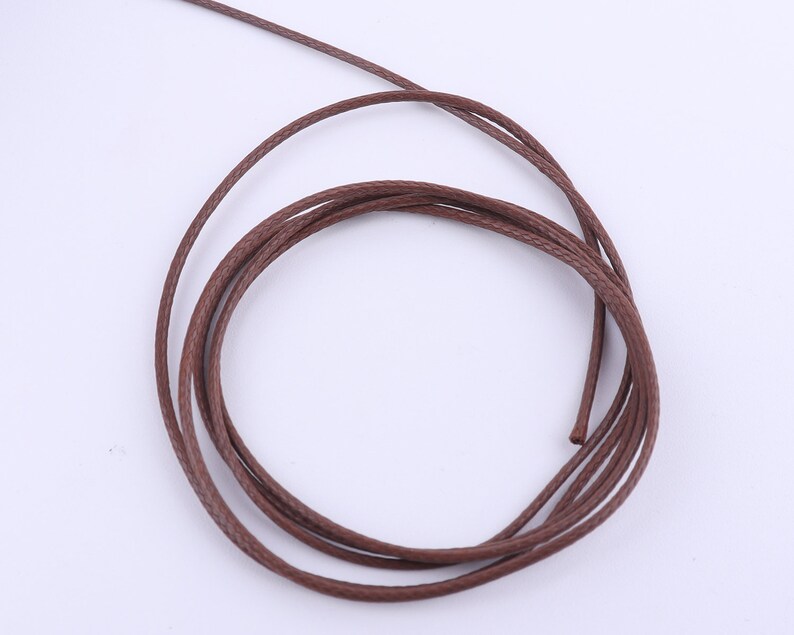 1mm Brown Round Leather Cord,Genuine Round Leather,cowhide Leather,Supple Leather,Genuine Leather Cording,leather for craft diy bracelets