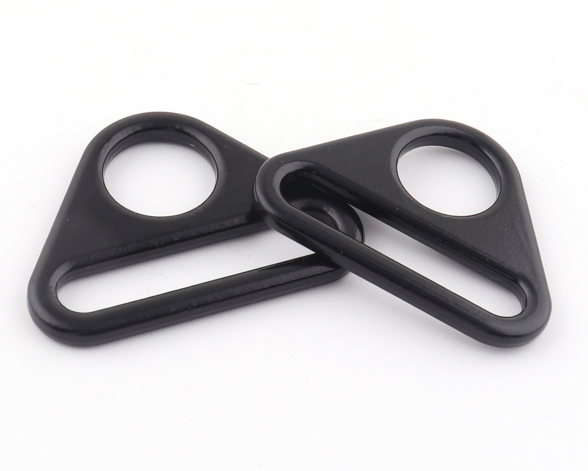 2039 mm Black Triangle Rings Buckles Strap Connector Findings Etsy
