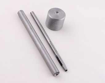 6mm Hollow Punch Tool for Leather Plastic Wood Watch Band Belt Hole Punch leather craft,round tool for 6 mm rivet stud