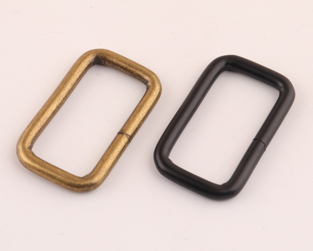 1 1/4 Inch 33mmbronze and Black Rectangle Rings Metal - Etsy
