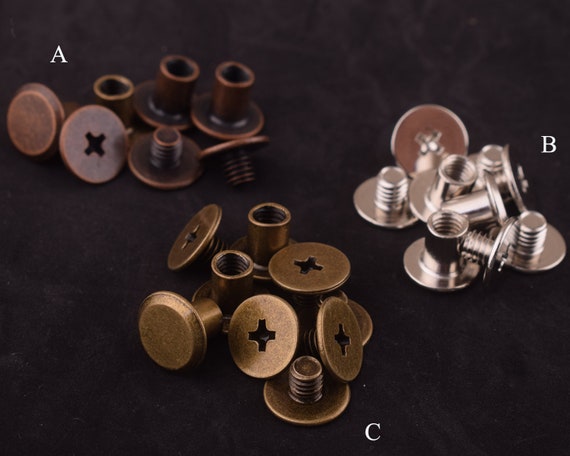 6 MANIGLIE PER MOBILI ANTICHI DI BRONZO DORATO ARTIGIANALI ACCESSORI