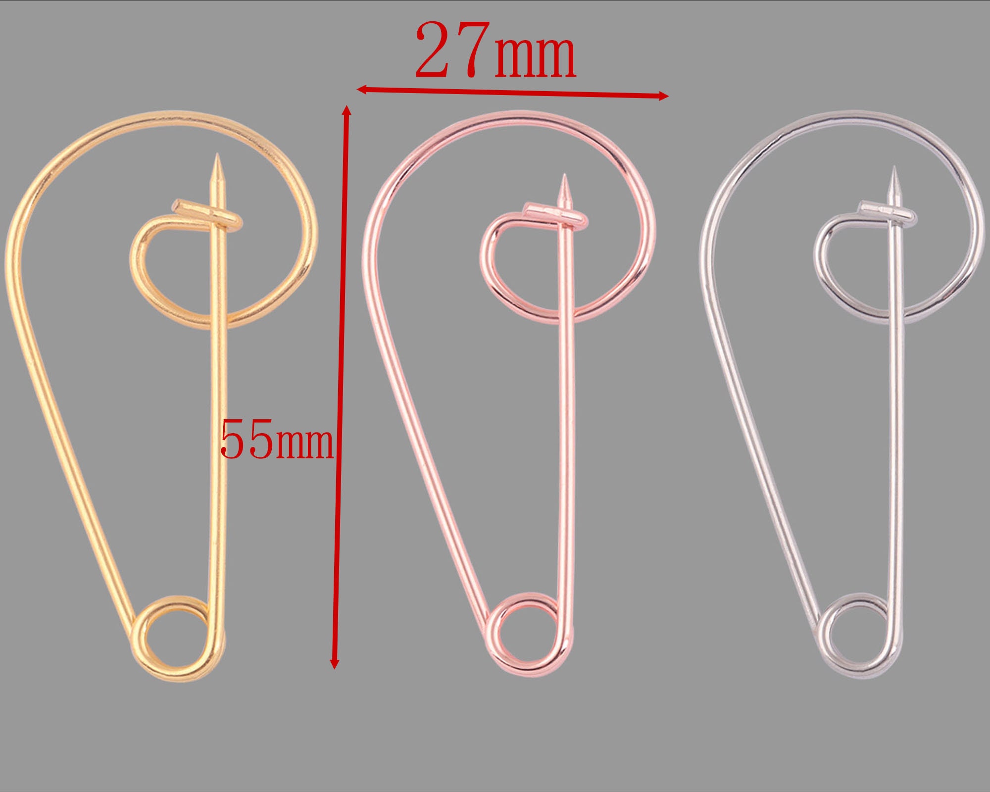 3 Spille Decorative A Stella In Metallo – 16mm, Vintage Per Uomo E Donna, Perfette Per Giacche E Cappelli