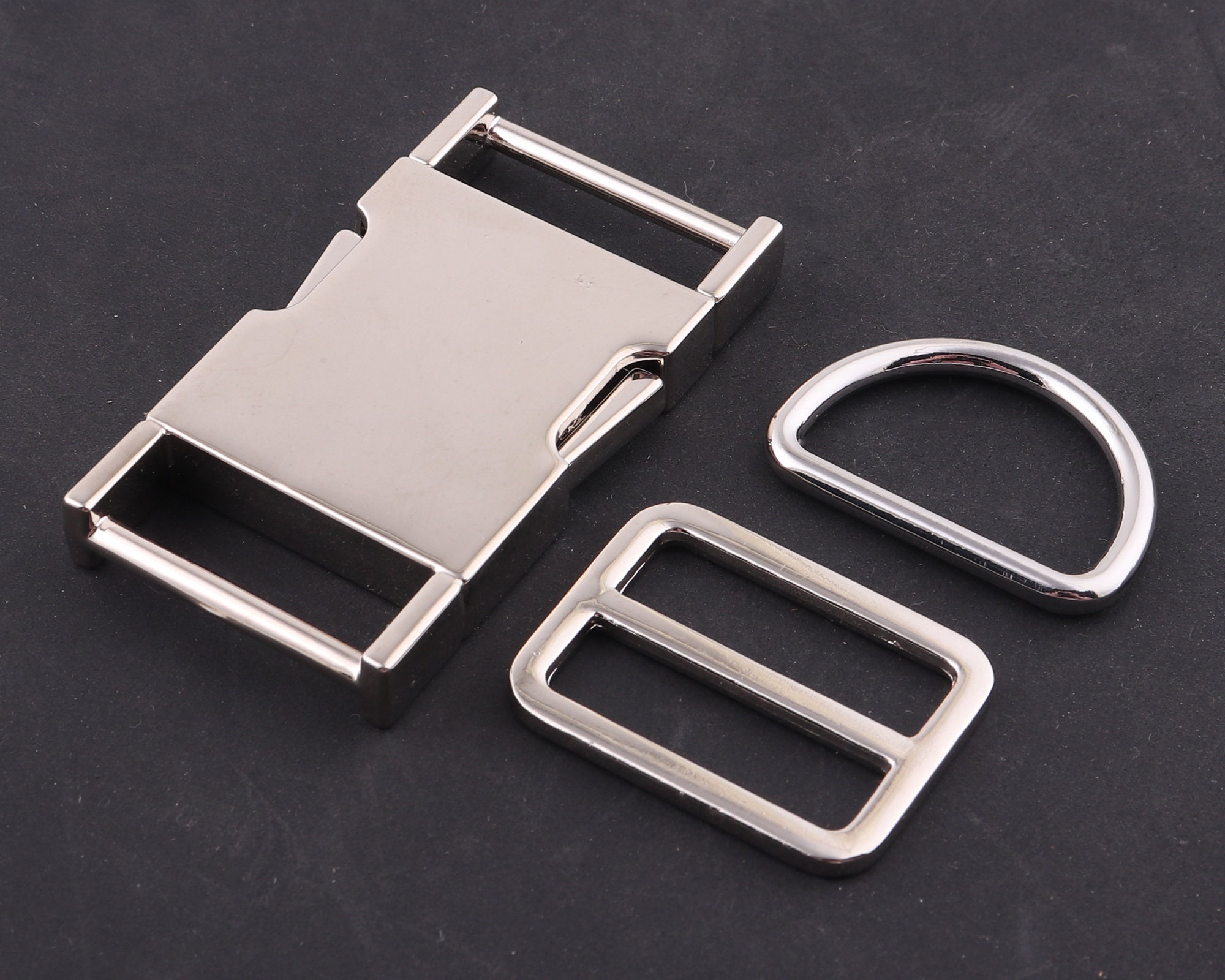 1inch Silver Metal Side Release Buckle,metal Dog Collar Hardware