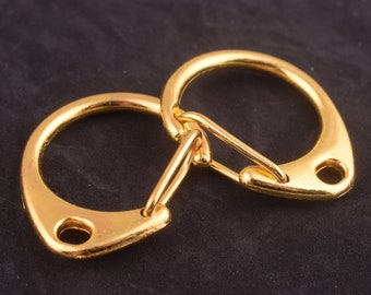 10pcs 16 mm gold Lobster Clasps-swivel Lobster Clasp,Lobster Claw Clasps,Sterling Lobster brass lobster clasp,Swivel Snap Hooks for diy