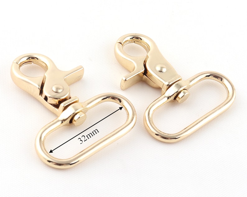 Silver/gold/gunmetal Swivel Trigger Snap Hooks Purse Lanyard Etsy