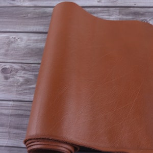 Genuine Sienna Leather sheets,A4 size (8*12&quot;)  cowhide leather,Thick Solid Genuine Leather,leather scrap,leather craft,leather supplies