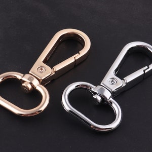 3/4&quot;(19 mm)swivel hooks,silver and light gold swivel clasps Push gate snap hook Purse clasp purse hardware Wholesale Snap Hook Swivels clips