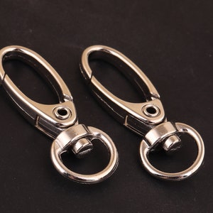 Ganci Girevoli A Moschettone - 10 Pezzi In Metallo | Diametro 2 Cm - Foto 11