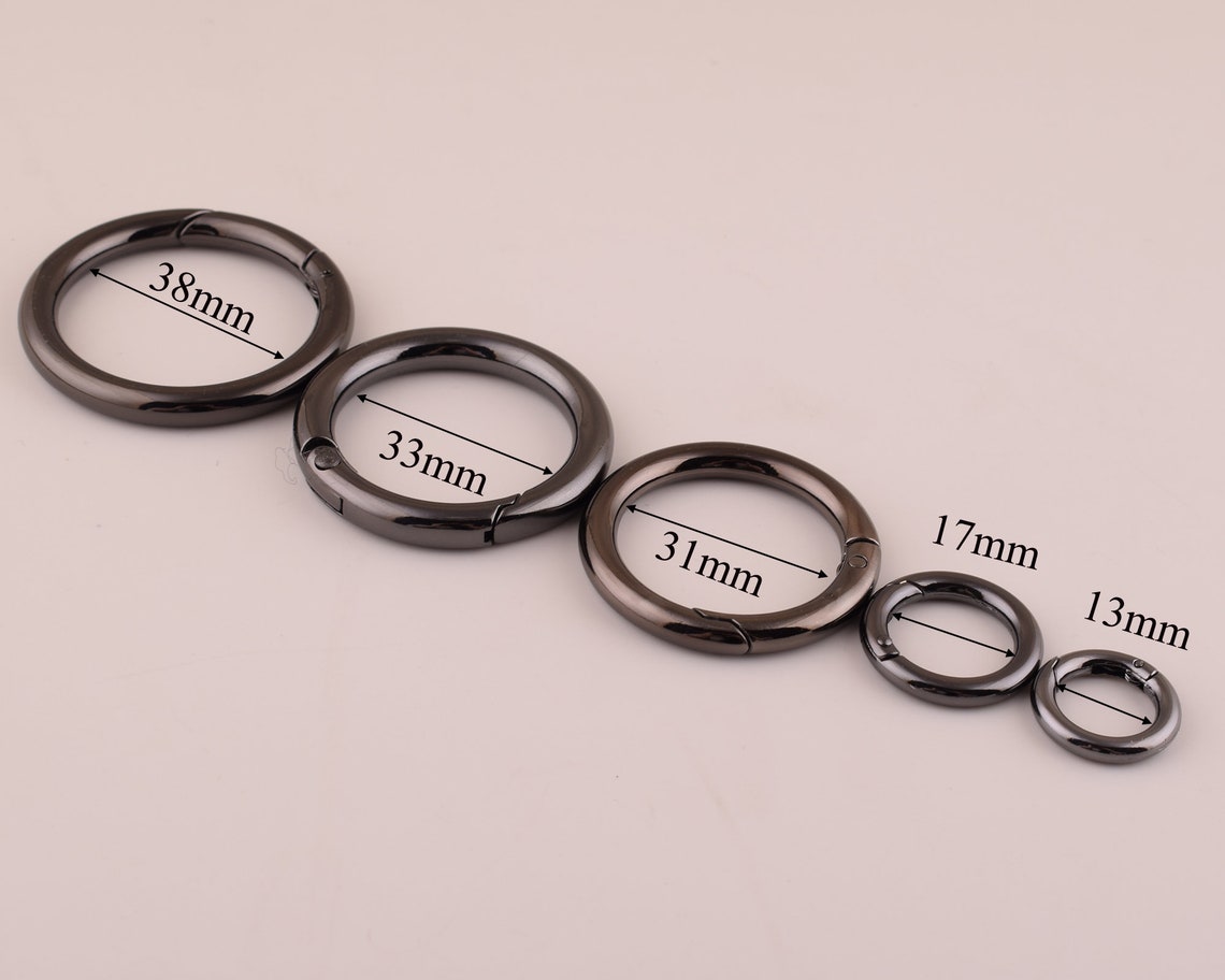 Gunmetal O-rings Spring Gate Ring Round Gate Ring Spring Ring | Etsy