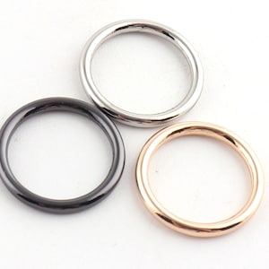 35mm High Quality Purse Strap Rings, Silver Oval Ring Snap Hooks,bag  Straps,oval O Rings,spring O Rings for Jewelry Making 