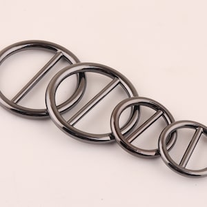 Gunmetal Metal buckles-Metal circle shaped Buckles-Leather Belt Buckle men belts For leather strap purse buckle,31mm,29mm,19mm,17mm buckles