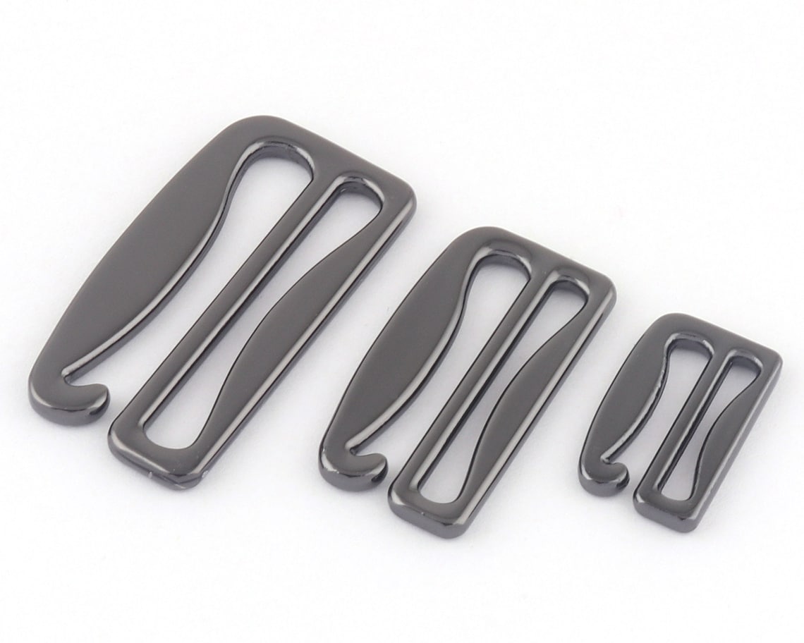 1838mm Gunmetal Metal Adjustable G Hook Bra Strap Slide Hook Etsy