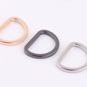 1&quot;inch(25 mm) D-ring Findings Heavy Duty D Ring buckles Metal D rings D-rings Purse Hooks high quality for Bag Belt Strap Hardware D buckles