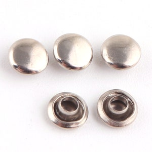 Double Cap Rivets 5mm Mini Rivets Metal Button Double Head Purse ...