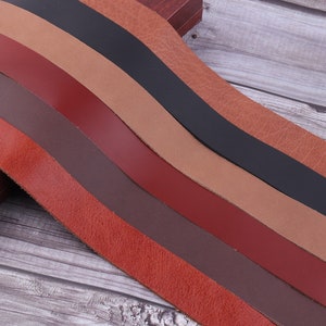 1inch wide Natural leather straps-Long Leather Strip,Italian Leather,strap Diy Purse Straps,Black Strip,natural Leather Belt,Genuine Leather