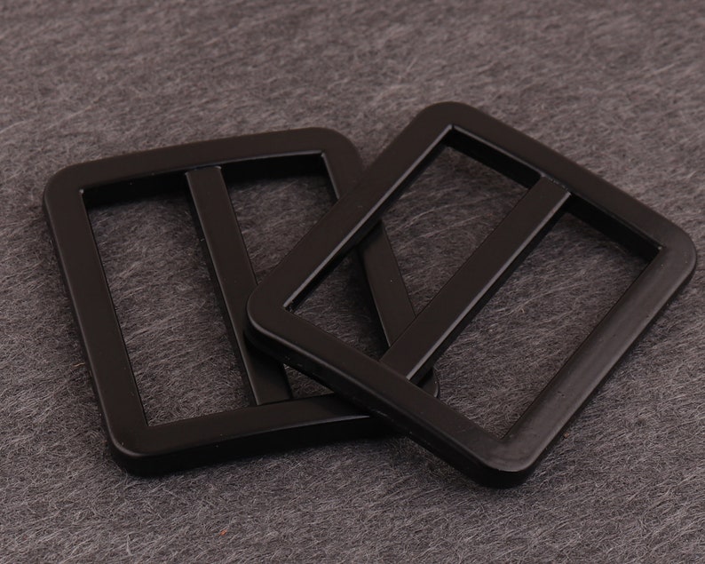 1 Inch25 Mm Black Slider Adjuster Buckle Metalalloy Slide Etsy