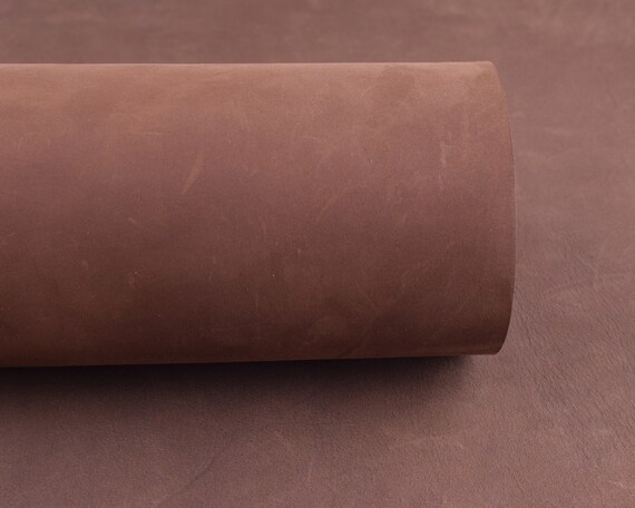 A4 Dark Coffee Natural Leather-cowhide Leather,genuine Leather