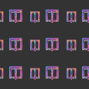 9/13mm Rainbow Metal Adjuster Slide Buckles,Strap Buckles Purse Backpack Belt Buckle Handbag Webbing Luggage Hardware Bag Clasp Leather DIY