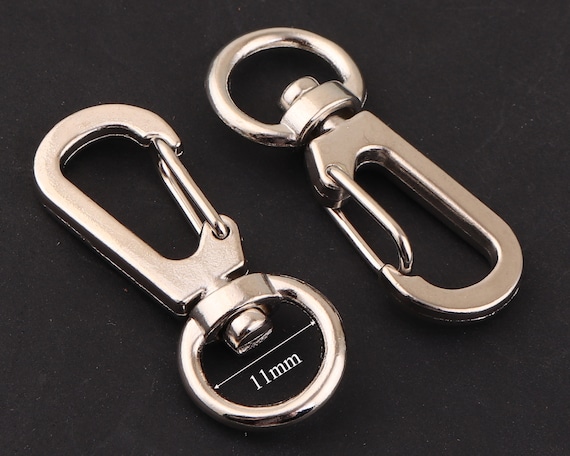 11mm Silver Swivel Clasps Swivel Snap Hook Metal Key Ring Key