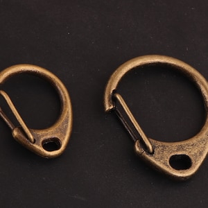 10pcs 18mm and 12mm bronze Lobster Clasps-swivel Lobster Clasp,Lobster Claw Clasps,Sterling Lobster brass lobster clasp,Swivel Snap Hooks