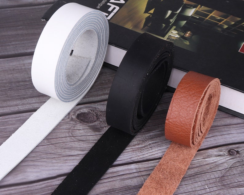 Leather Purse Strap-1 Inch Wide Leather Striplong Natural | Etsy