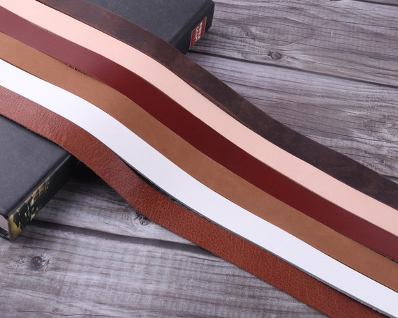 Long Leather Strap-purse Strap,genuine Leather Strip-belt Blank,3