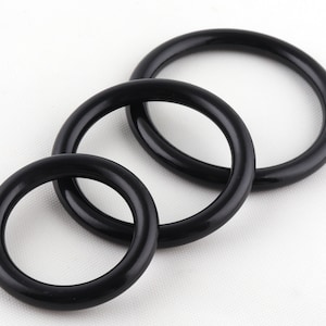 Black Metal O-Ring Belt Buckle,metal loop,diy bag buckle,Leather Craft Ring Buckle O-Ring Gag High Quality O buckle purse ring  circle ring