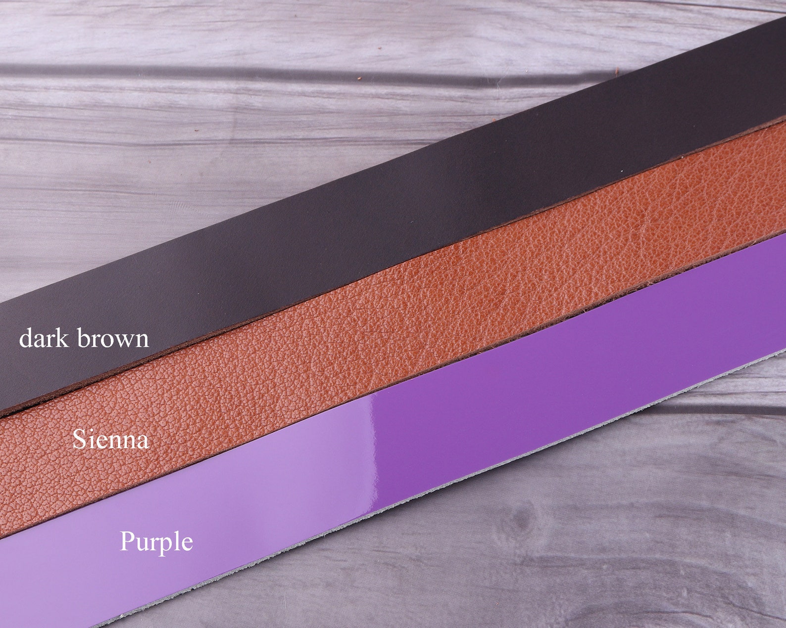 1 inch wide Natural Leather Blank Strip StrapFlat Leather Etsy