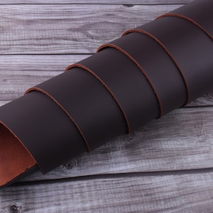 A4 natural Leather-Cowhide Leather,Dark brown Genuine Leather Sheet,Leather Scrap,leather pieces,tanned Leather,Italian Leather,diy leather