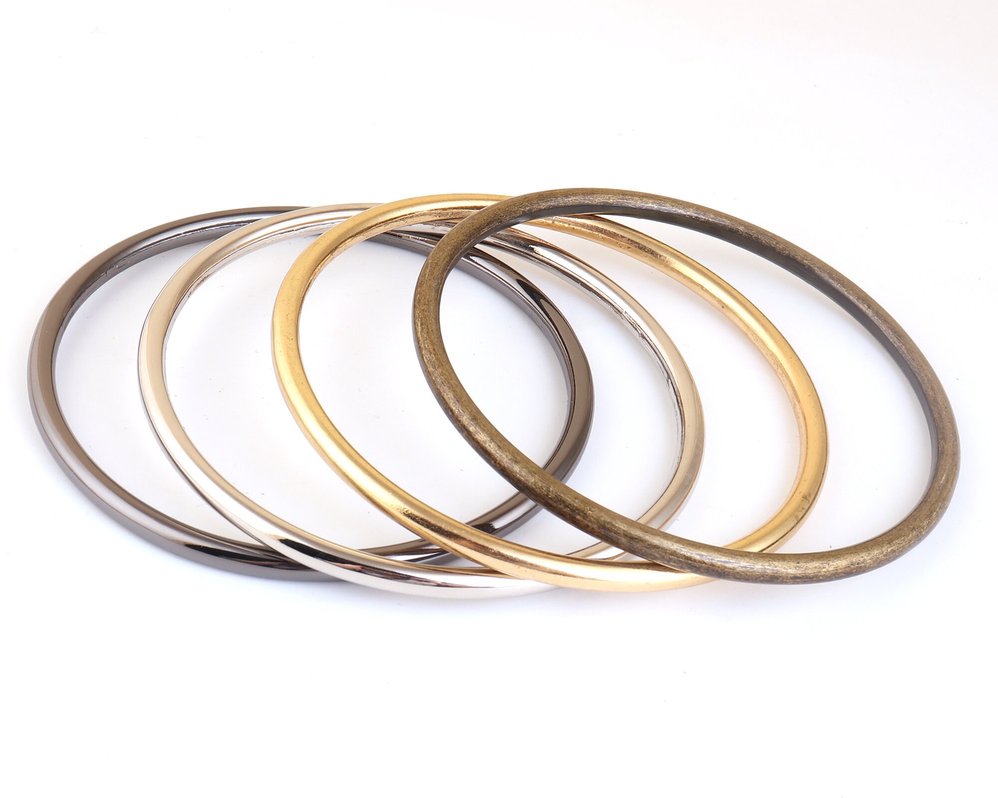 90mm silver Round circle Ring Hoop handlesmetal O rings Etsy