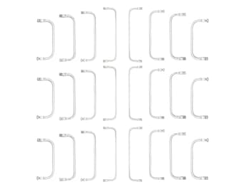 Fermeture Sac Crochet Cadre En U, 20×9,2/18×8,5cm Sac En Forme De U Poignée Intérieur, Baiser Fermeture à Fermeture Cadre Sac En Aluminium, Poignée Sac Cadre Fermeture Pour Sac De Bricolage