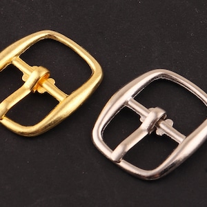 10pcs boucle de ceinture en or et argent boucle ardillon de réglage de 12 mm, boucles à trois barres sangle boucle de réglage curseur en cuir / boucle pour boucle de sac / sac à main