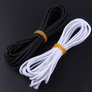 US Seller 2mm Elastic Cord Neutral Eathtones Perfect Size for