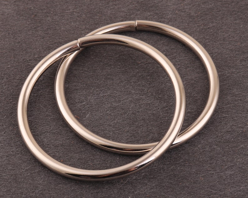 Craft Supplies Tools 50mm 2inch Black And White O Ring Non Welded Metal O Buckle Open O Rings Belt Strap Buckle O Ring For Leather Craft O Ring Choker Belt Clasp Components Craft Supplies Tools 50mm 2inch Black And White O Ring Non Welded Metal O Buckle Open O Rings Belt Strap Buckle O Ring For Leather Craft O Ring Choker Belt Clasp Components