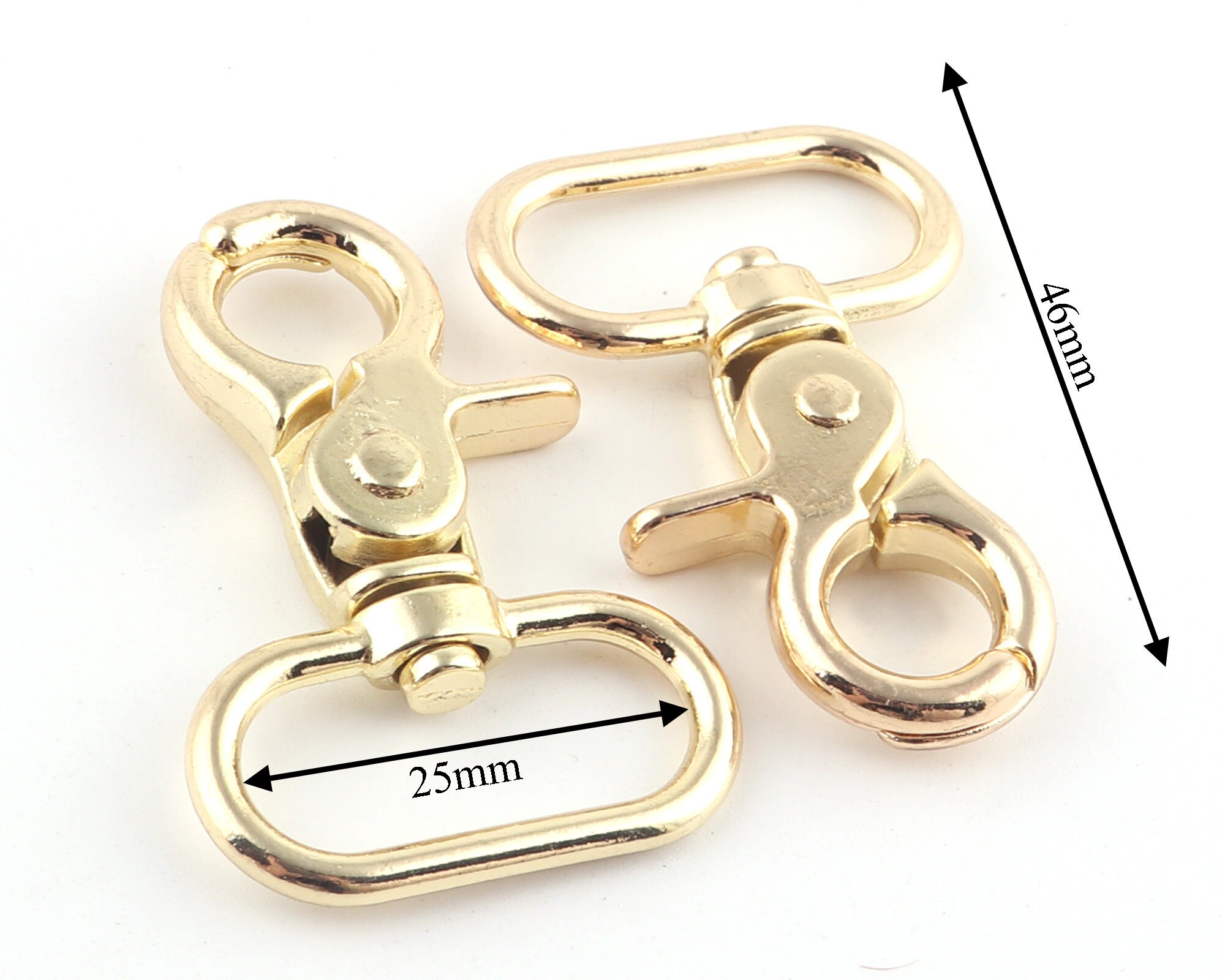 1 Inch Swivel Clasp Snap Hooksgold swivel hook dog Etsy