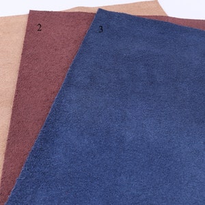 Soft Cowhide Leather,Genuine Leather Sheets,real Leather A4( 8*12&quot;) Natural Leather Colorful Leather Supplies
